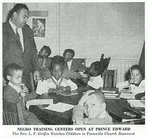 Negro Training Centers Open at Prince Edward