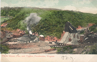 Power House, Fan, and Tipples, Pocahontas, Virginia