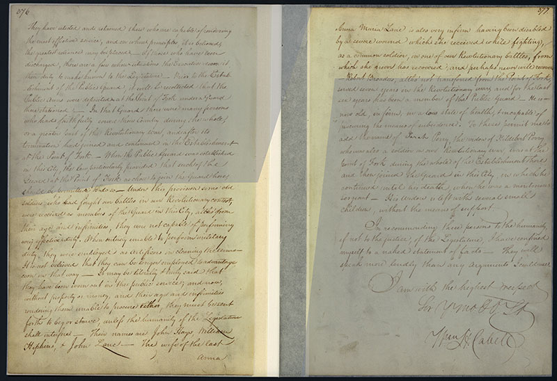 Image of Cabell letter