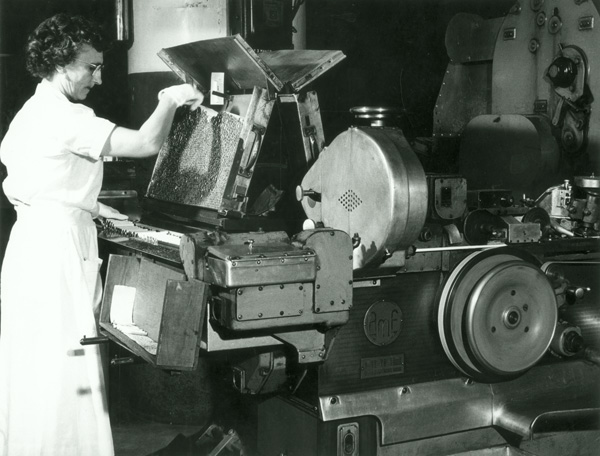 image of woman working machinery