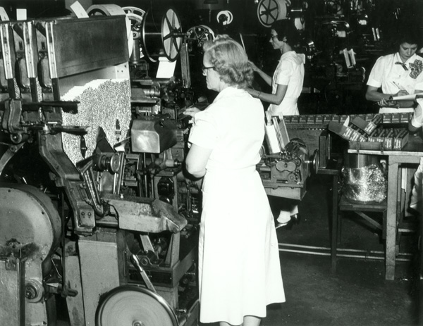 image of woman working machinery
