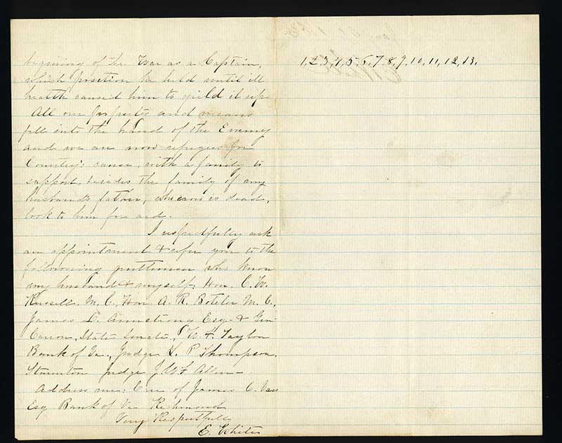 Image of letter page 2