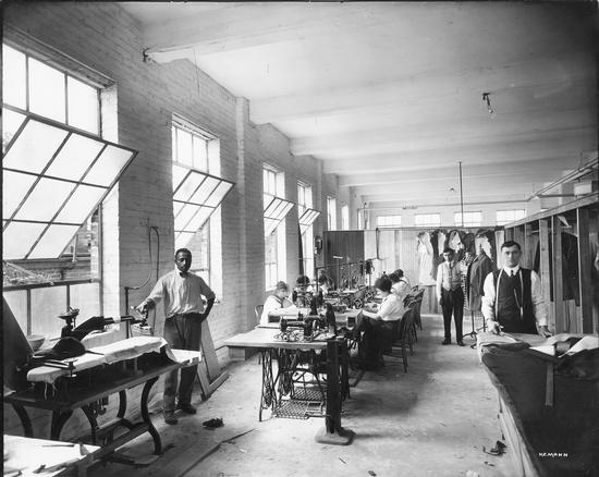 Image of women in tailor shop
