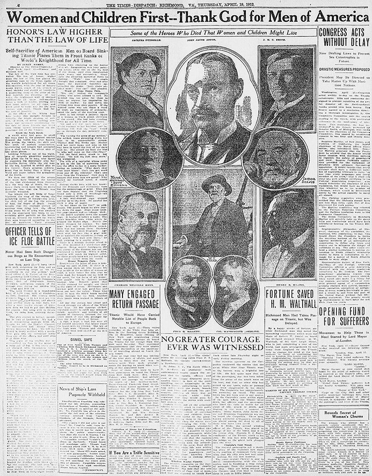 <em>Times-Dispatch</em>; April 18, 1912