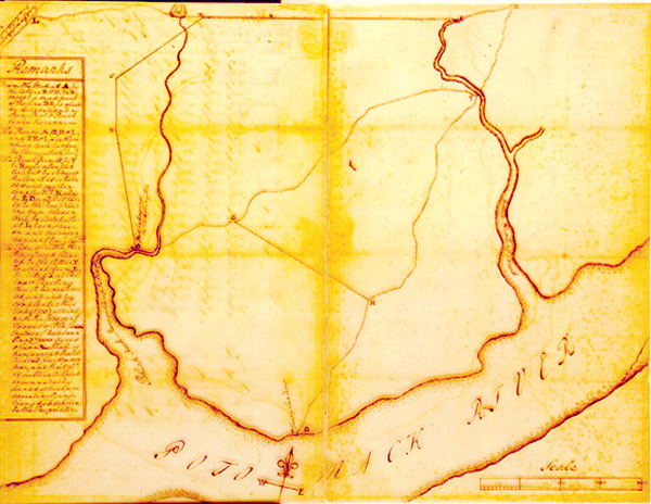 Map by George Washington