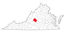 Image depicting location of Amherst County