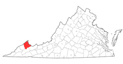 Image depicting location of Buchanan County