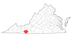 Image depicting location of Carroll County