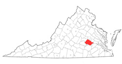 Image depicting location of Chesterfield County