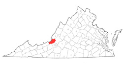 Image depicting location of Craig County