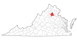 Image depicting location of Culpeper County