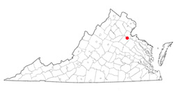 Image depicting location of Fredericksburg, City of