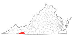 Image depicting location of Grayson County