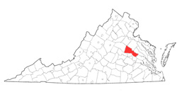 Image depicting location of Hanover County