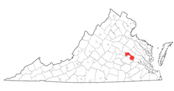 Image depicting location of Henrico County