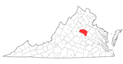 Image depicting location of Louisa County