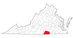Image depicting location of Mecklenburg County