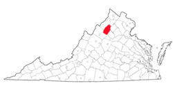Image depicting location of Page County