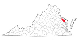 Image depicting location of Richmond County