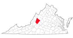 Image depicting location of Rockbridge County