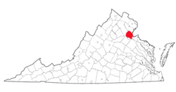 Image depicting location of Stafford County