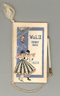 "Fancy Dress Ball" program, 1922