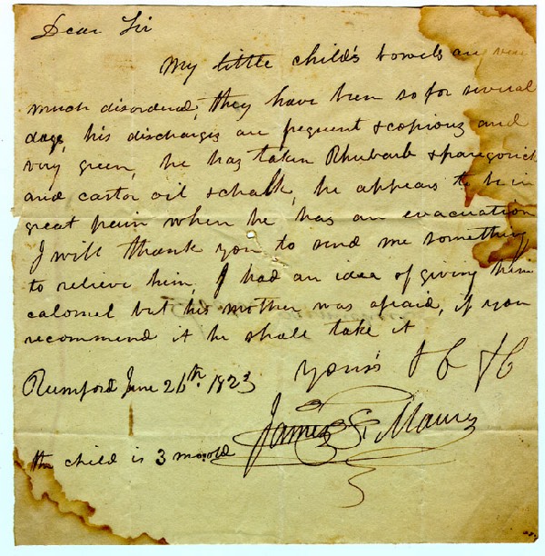 James Carmichael Letter