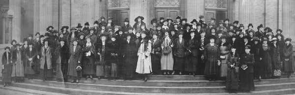 Virginia Equal Suffrage League convention photograph, November 20-21, 1919, Richmond, Virginia