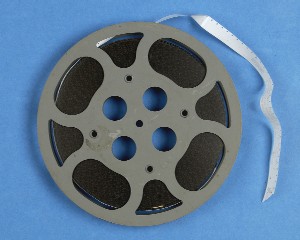 Reel of motion picture film- Laurel and Hardy's "They Go Boom"