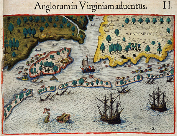 Anglorumin Virginiam Aduentus