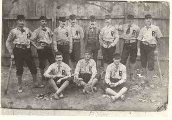Roanoke’s first baseball team