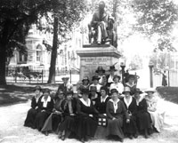 Richmond School of Social Work Students, Capitol Square, Richmond, Virginia. Date: 1917.