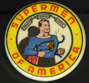 Supermen of America button. Date: 1939.