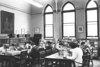 Richmond Professional Institute Library. Date: early 1960s.