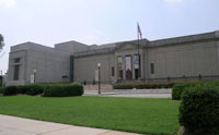 The Virginia Historical Society headquarters, 2006, showing the addition of the latest wing housing the new auditorium, exhibition hall, education facilities, museum and archives storage, and the Reynolds Business History Center. Date: 2006.