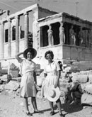 Hollins Abroad Athens students. Date: 1962. Citation: Hollins University Archives.