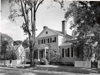 William Finnie House after restoration. Date:  May 1955. Photographer: Thomas L. Williams.