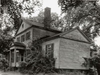 William Finnie House viewed from the Northwest, prior to restoration. Date:  July 1931. Photographer: Frank Nivison.