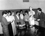 Nurses in classroom, MCV School of Nursing. Date: 1965.