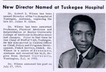 "New Director Named to Tuskegee Hospital," Vanguard. Date: 5 August 1969 Collection: Department of Veterans Affairs.