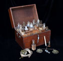 Dr. W.H Coffin's Medicine Chest Date: circa 1900 Collection: Historical Collection & Services, Claude Moore Health Sciences Library, University of Virginia.