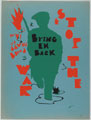 Silkscreen poster by an unknown student at Wakefield High School Date: ca. 1970 Collection: Virginia Room, Arlington Public Library