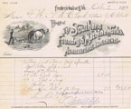 Southern foundry and machine works receipt Collection: Central Rappahannock Heritage Center, Fredericksburg, Virginia