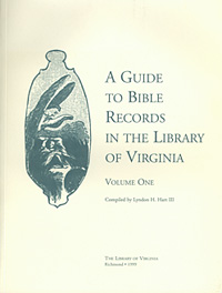 A Guide to Bible Records in the Library of Virginia Image
