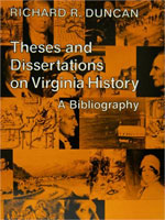 Theses and Dissertations on Virginia History book cover