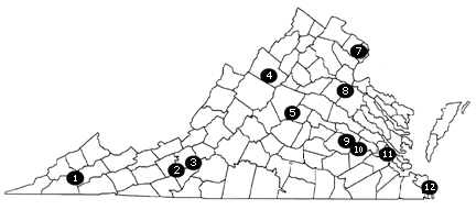 Image of Virginia State Map