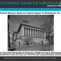 The Federal Reserve Bank in Richmond 1939 PDF DBVa.pdf