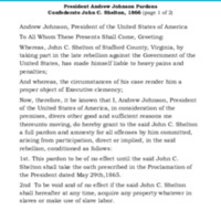 Andrew Johnson pardons John Shelton_transcription.pdf