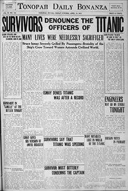 Tonopah Daily Bonanaza; April 19, 1912