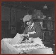 Bolling as a porter at Everett Waddey Company, a printing firm, in Richmond, ca. 1935-1937. Harmon Foundation, Collection H, 1922-1967. National Archives and Records Administration, Special Media Archives Services Division, College Park, Maryland.
